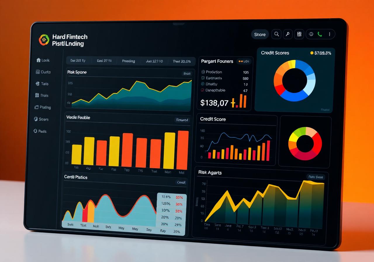 AI lending dashboard